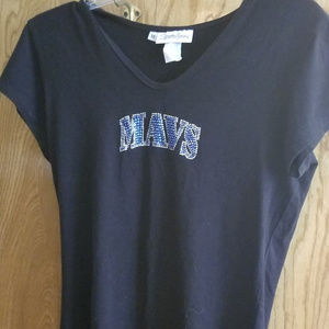 "MAVS" glittery t-shirt